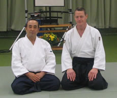 Richard samen met Shimamoto Shihan